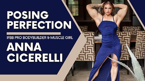 Posing Perfection: Dr. Anna Cicerelli Journey as IFBB Pro Bodybuilder & Muscle Girl