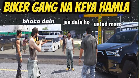 Biker Gang Bus Station Pa Bhata Leny A Gay | Gone Wrong | GTA 5 Stories