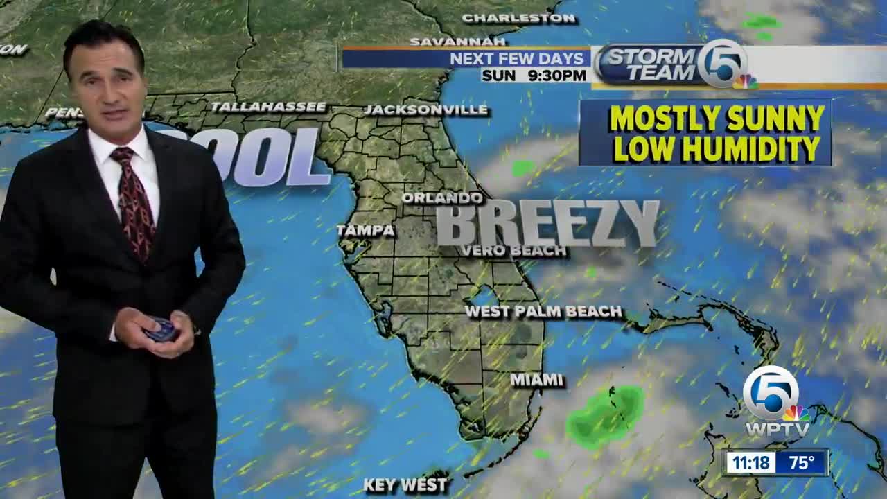 Saturday 11pm weathercast