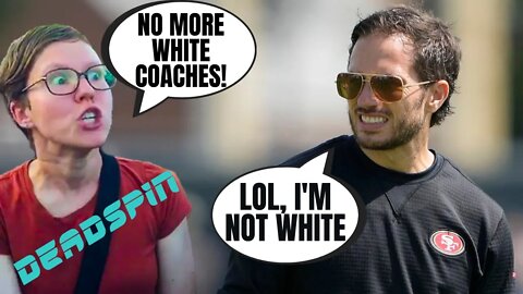 Deadspin Corrects Woke Hit Piece On "White Guy" 49ers OC Mike McDaniel After Realizing He's Biracial