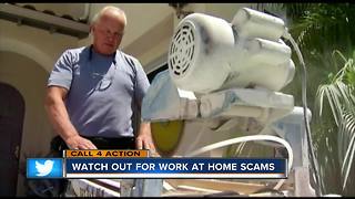 Watch out for work at-home scams