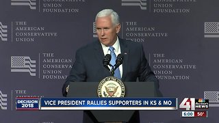 Vice president rallies supporter in KS, MO