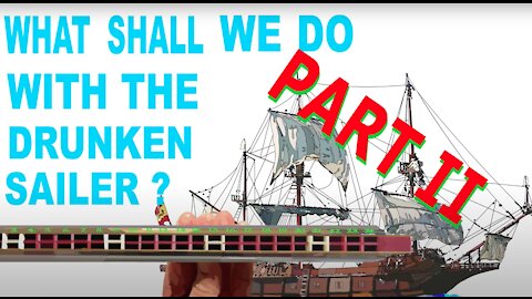 How to Play What Shall We Do With the Drunken Sailor on a Tremolo Harmonica with 24 Holes Part 2