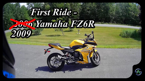 2009 Yamaha FZ6R First Ride