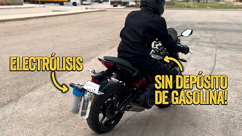 EXPERIMENTO! MOTO que Funciona CON AGUA - Revolución energética