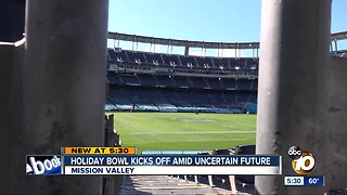 Holiday Bowl kicks off amid uncertain future