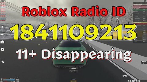 Disappearing Roblox Radio Codes/IDs