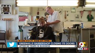 Greenhills Barber Shop to close after 80 years