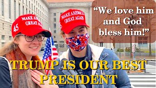 American Say! We Love Him And God Bless Him | Washington DC | 2020-12-12