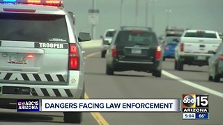 ABC15 rides along with DPS to see the dangers law enforcement faces on Valley roads