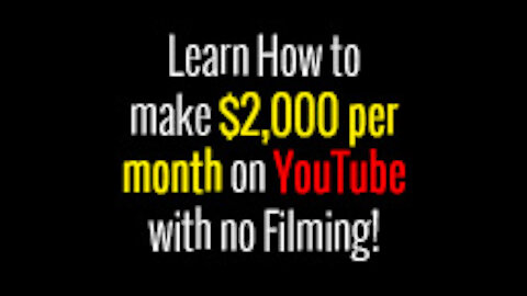 HOW TO MAKE MONEY FROM YOUTUBE WITHOUT MAKING VIDEO, NO MARKETING AND NO WEBSITE!