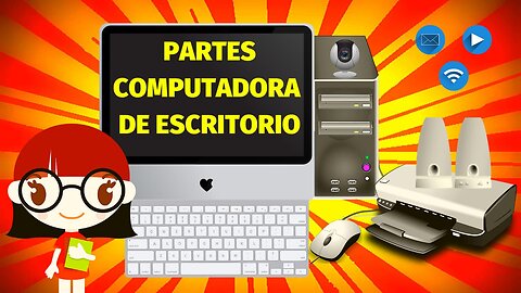 PARTES DE LA COMPUTADORA PARA NIÑOS 💻👩‍💻 | COMPUTADORA DE ESCRITORIO Y SUS PARTES 🖲️