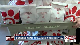 Chick-fil-A donates hundreds of meals to local children's hospital