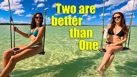 Two Girls are better than one - Tahiti Beach