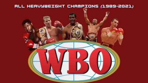 Every WBO Heavyweight Champion of the World, Part 1 - Boxing