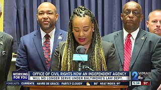 Baltimore's Office of Civil Rights will no longer serve under law department