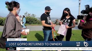 Lost GoPro returned to owners