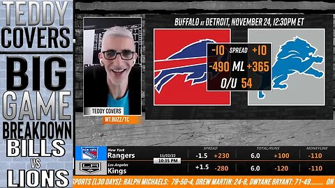 NFL Thanksgiving Picks and Predictions | Buffalo Bills vs Detroit Lions Week 12 Betting Preview