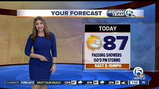 Monday midmorning forecast