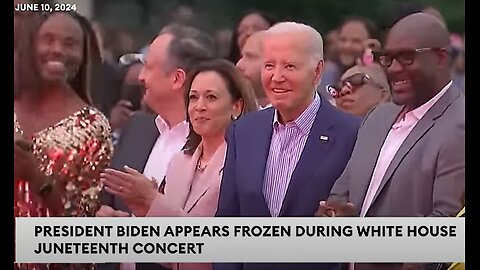 VIRAL MOMENT: Joe Biden appears FROZEN during White House concert