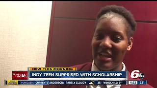 Local high school student gets college scholarship from Magic Johnson