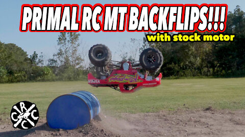 Ryan Anderson Backflips A Huge 1/5 Scale RC Monster Truck