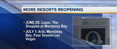 MGM resorts will reopen more casinos