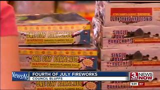 Firework sales now legal in Iowa 5pm