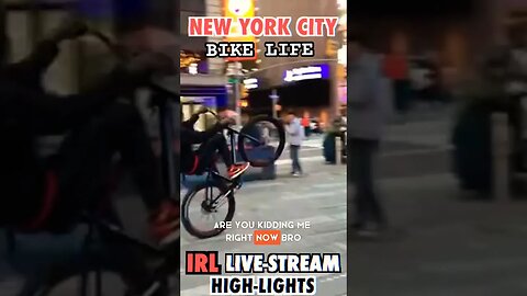 New York City Bike Life Encounter Live IRL! #shorts #newyorkcity #bikelife