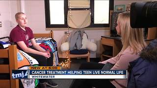 Treatment working for Brookfield teen fighting brain cancer