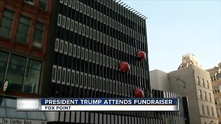 President Trump attends a local fundraiser