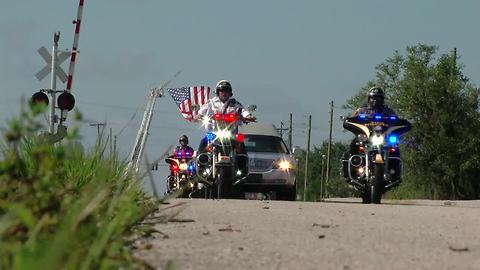 Funeral procession for fallen Highlands County Deputy