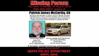 Nampa Police searching for man missing since last week