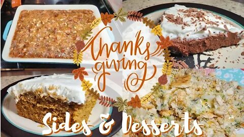 EASY & DELICIOUS THANKSGIVING SIDES AND DESSERTS | FRIENDSGIVING 2022