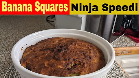 Banana Almond Flour Squares, Ninja Speedi Recipe