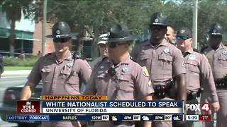 University of Florida makes last minute preparations for white nationalist speech