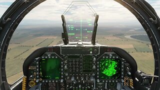 DCS World F/A-18 Training - HARM Pre-briefed (PB) Mode