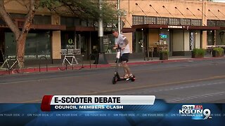 Tucson City Council members clash on e-scooters