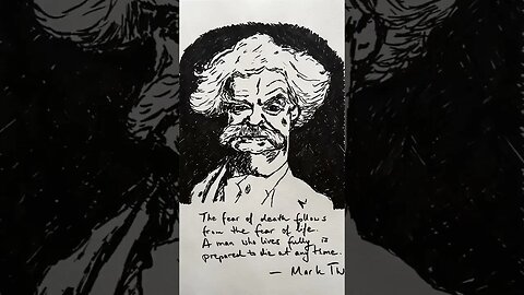 A man who lives fully is prepared to die at any time. #philosophy #marktwain #quotesaboutlife
