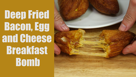 How to make cheesy bacon breakfast bombs