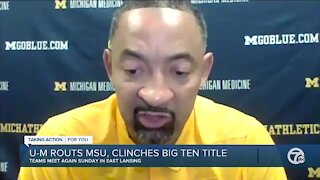 Isaiah Livers after Michigan clinches Big Ten: "I want the natty"