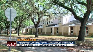 Neighbors concerned about Tampa demolition project