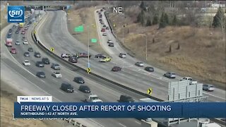 Northbound lanes of I-43 at North Avenue reopen after report of shots fired