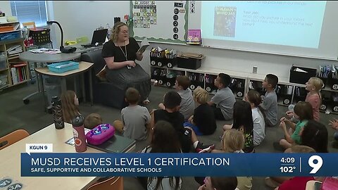 MUSD awarded certificate for 'Safe, Supportive and Collaborative Schools'