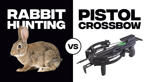 RABBIT BOWHUNTING With Ballista BAT Pistol Crossbow