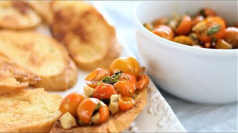 Make Gluten Free Bruschetta with Your Loaf of GF Artisan Bread