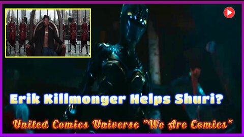 Black Panther Wakanda Forever: Killmonger helps Shuri? Ft. Fenrir Moon #shorts
