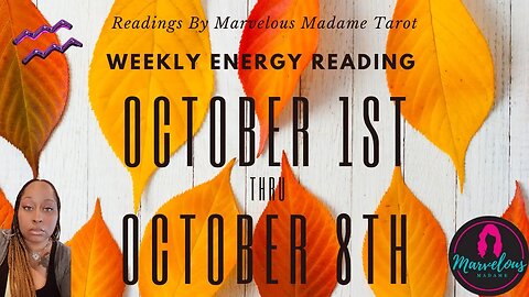 🌟 ♒️ Aquarius Weekly Energy (Oct 1st-Oct 8th)✨Venus in Virgo brings emphasis to the urge to merge!