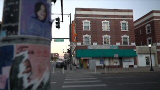 In preparation for election night, many Denver businesses near the Capitol board up their windows