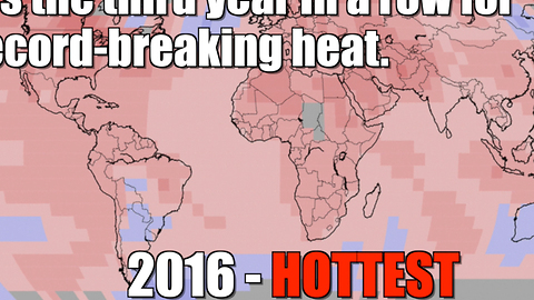 2016 was the hottest year on record